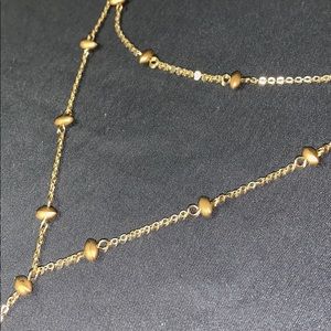 Layered dangle necklace